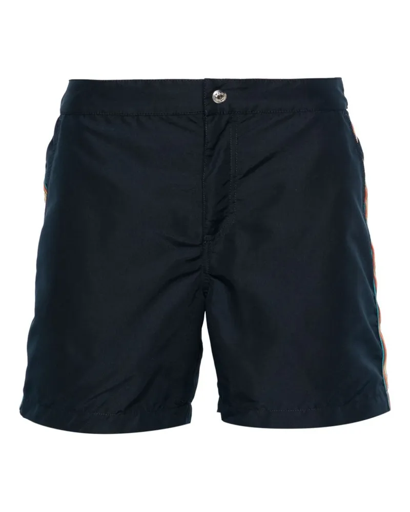 Paul Smith Badeshorts mit Regenbogenstreifen - Blau Blau