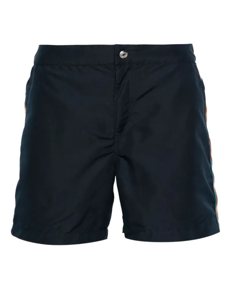Paul Smith Badeshorts mit Regenbogenstreifen - Blau Blau