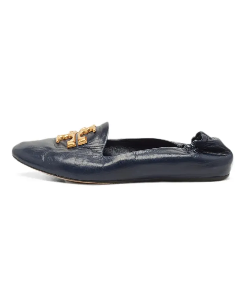 Tory Burch Eleanor leather loafers - Blau Blau