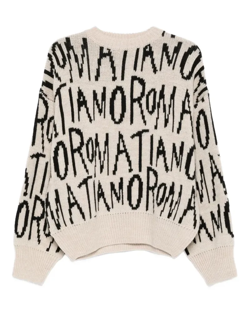ALYSI Gestrickter Pullover - Nude Nude
