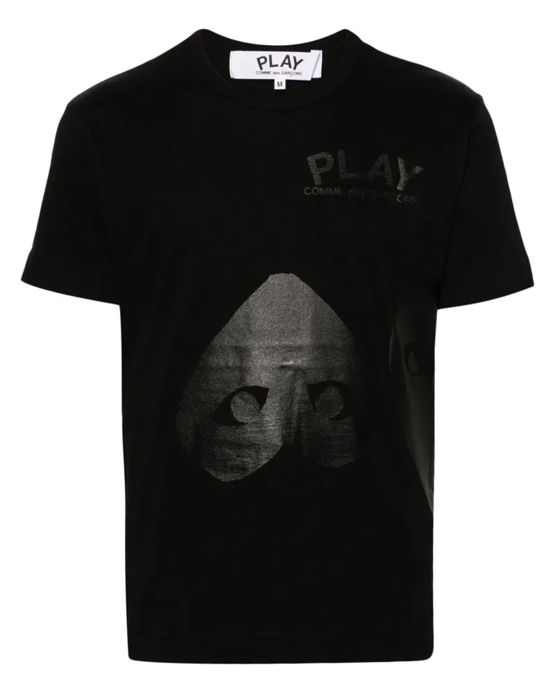 Comme des Garçons T-Shirt mit Logo-Print - Schwarz Schwarz