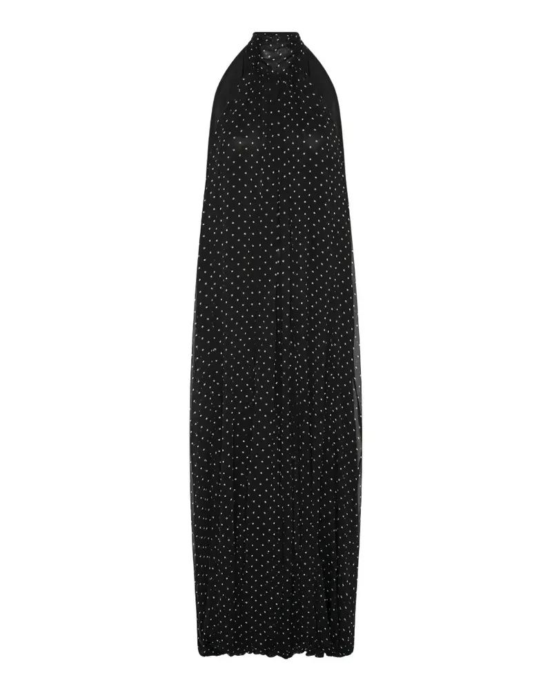 ROTATE Birger Christensen Jumpsuit aus Chiffon - Schwarz Schwarz