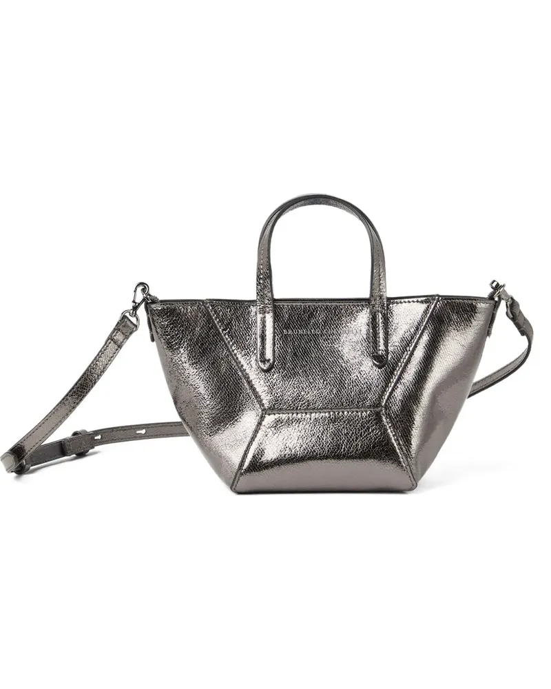 Brunello Cucinelli BC Duo Mini-Tasche - Silber Silber