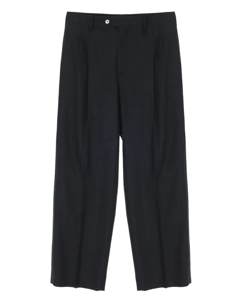 AURALEE Leichte Hose mit zwei Falten - Grau Grau