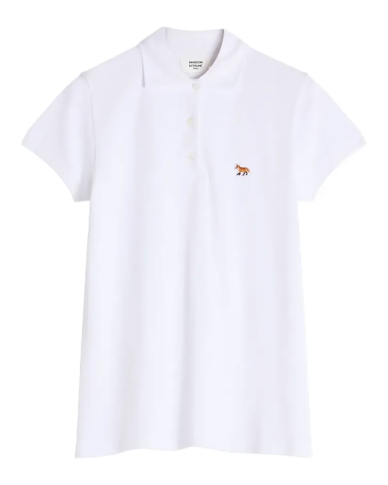 Kitsuné Fox Patch polo shirt - Weiß Weiß