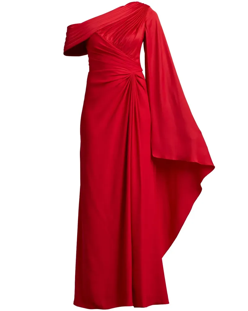 Tadashi Shoji One-Shoulder-Robe - Rot Rot