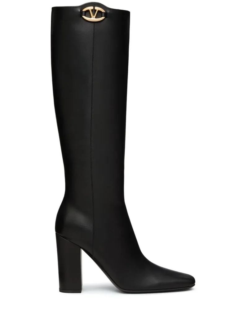 Valentino Garavani Klassische Stiefel Schwarz