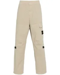 Stone Island Cargohose mit Kompass-Patch Nude