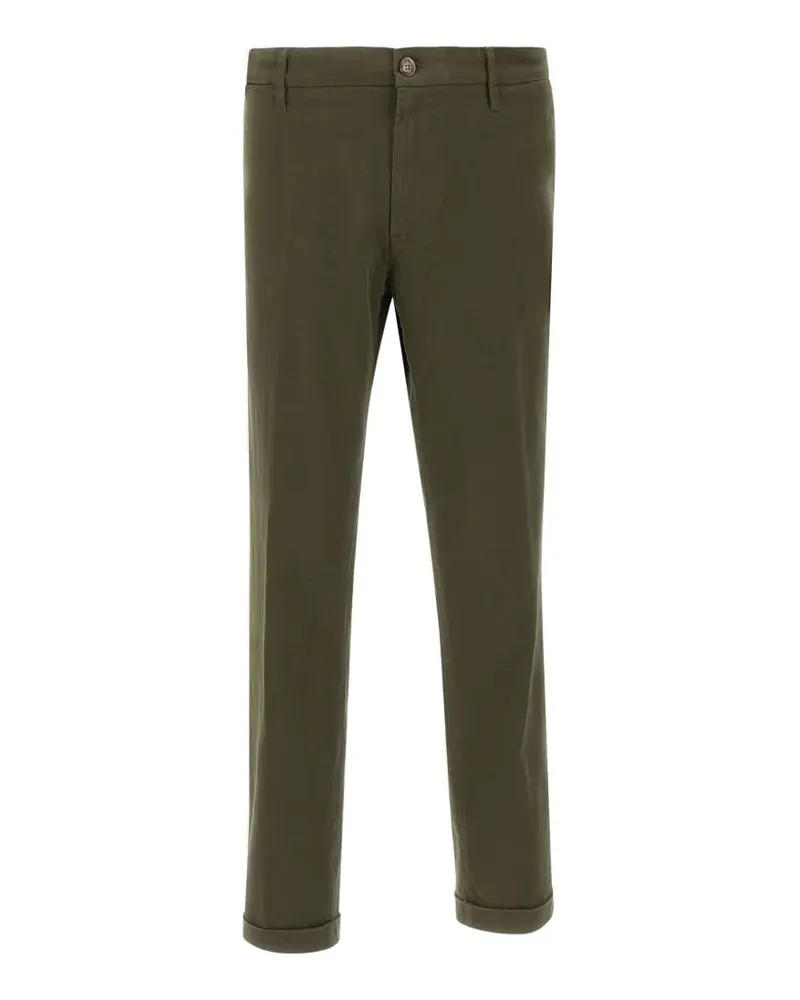 Re-HasH Mucha front-pleats chino trousers - Grün Grün