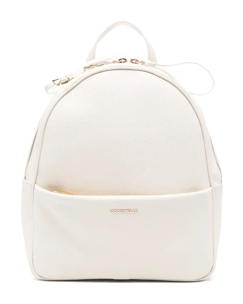 Coccinelle Nory Rucksack mit Reißverschluss - Nude Nude