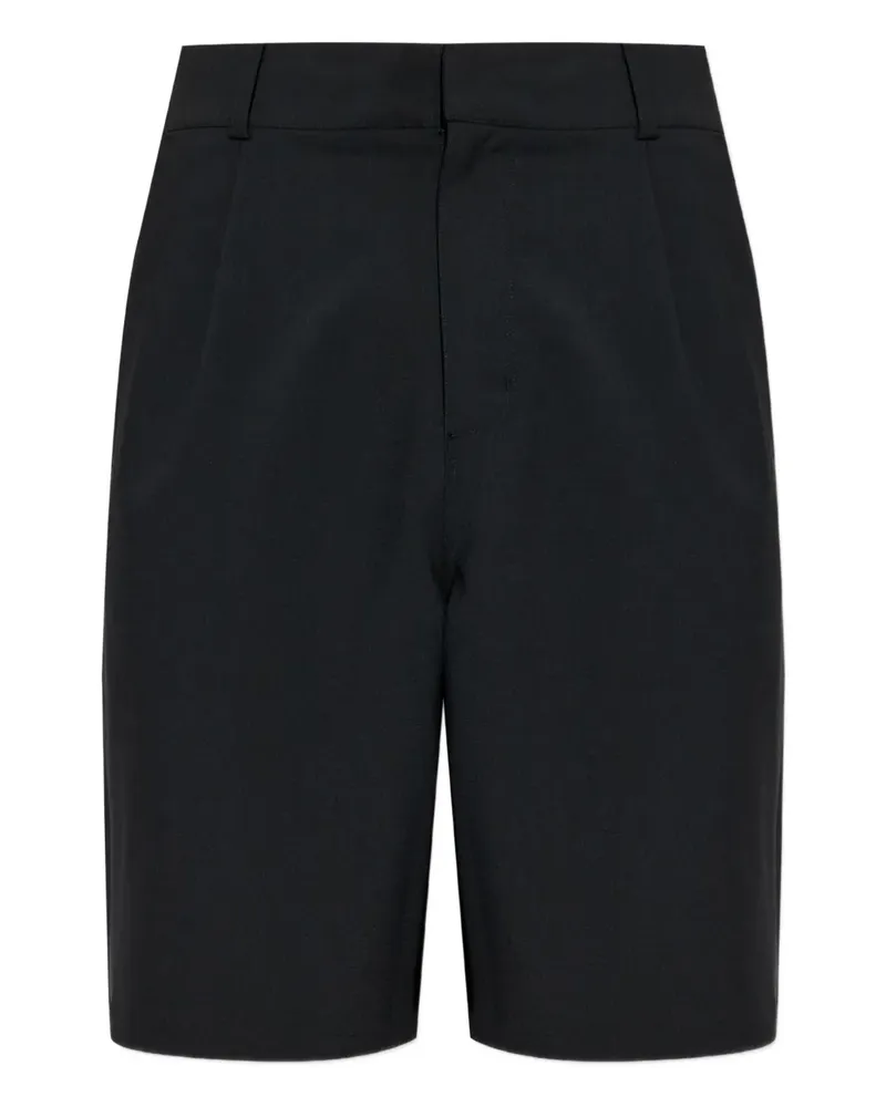 Entire Studios Shorts mit Bundfalten - Schwarz Schwarz