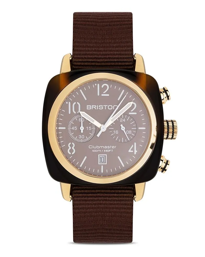 BRISTON Clubmaster Classic 40mm - Braun Braun