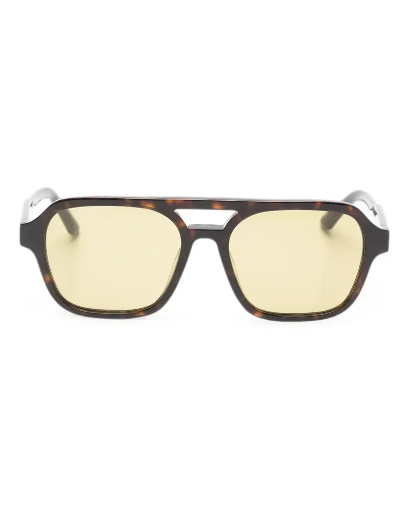 Patrizia Pepe Sonnenbrille in Schildpattoptik - Schwarz Schwarz