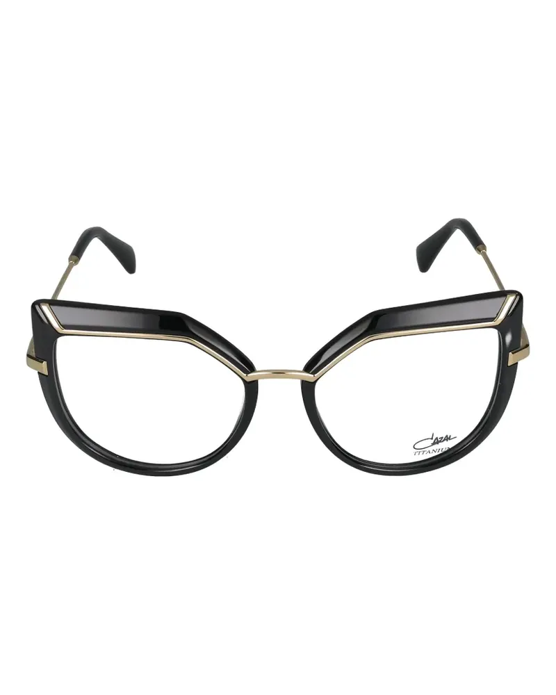 CAZAL geometric-frame glasses - Schwarz Schwarz