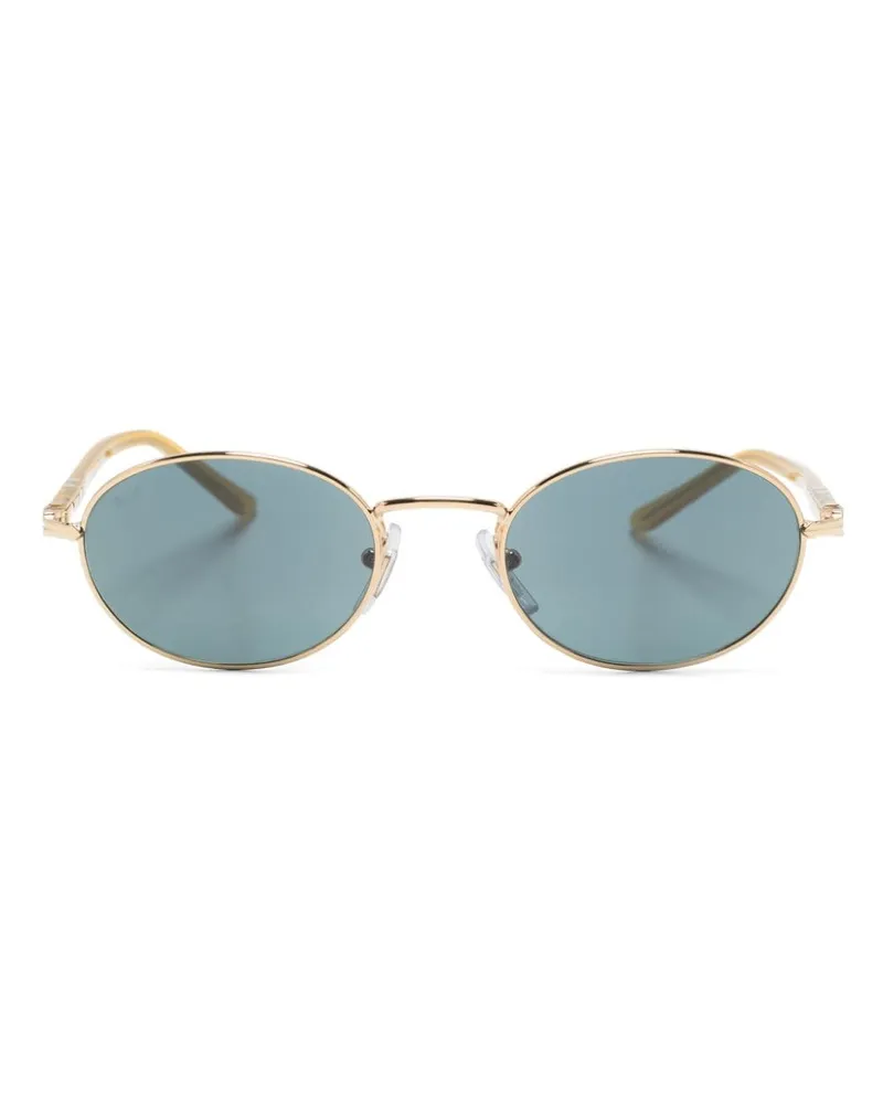 Persol Sonnenbrille mit ovalem Gestell - Gelb Gelb