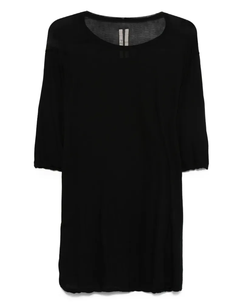 Rick Owens T-Shirt aus Bio-Baumwolle - Schwarz Schwarz