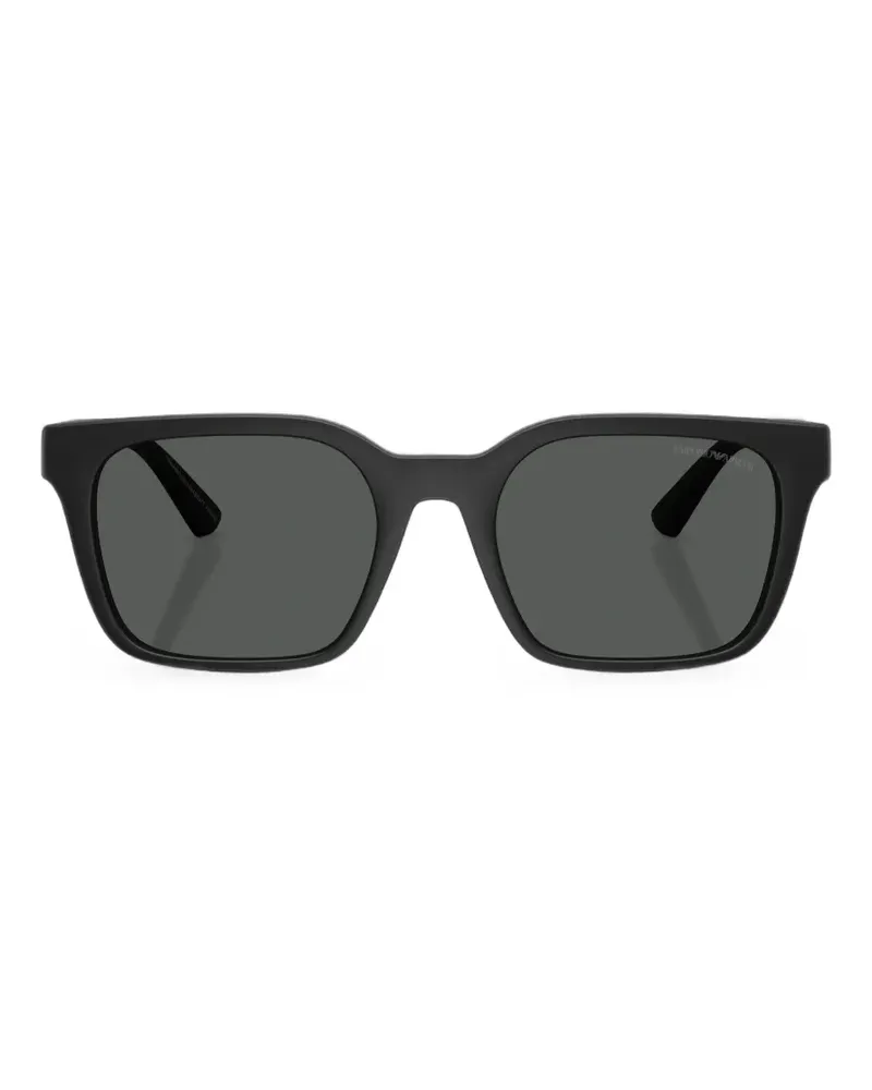 Emporio Armani square-frame sunglasses - Schwarz Schwarz
