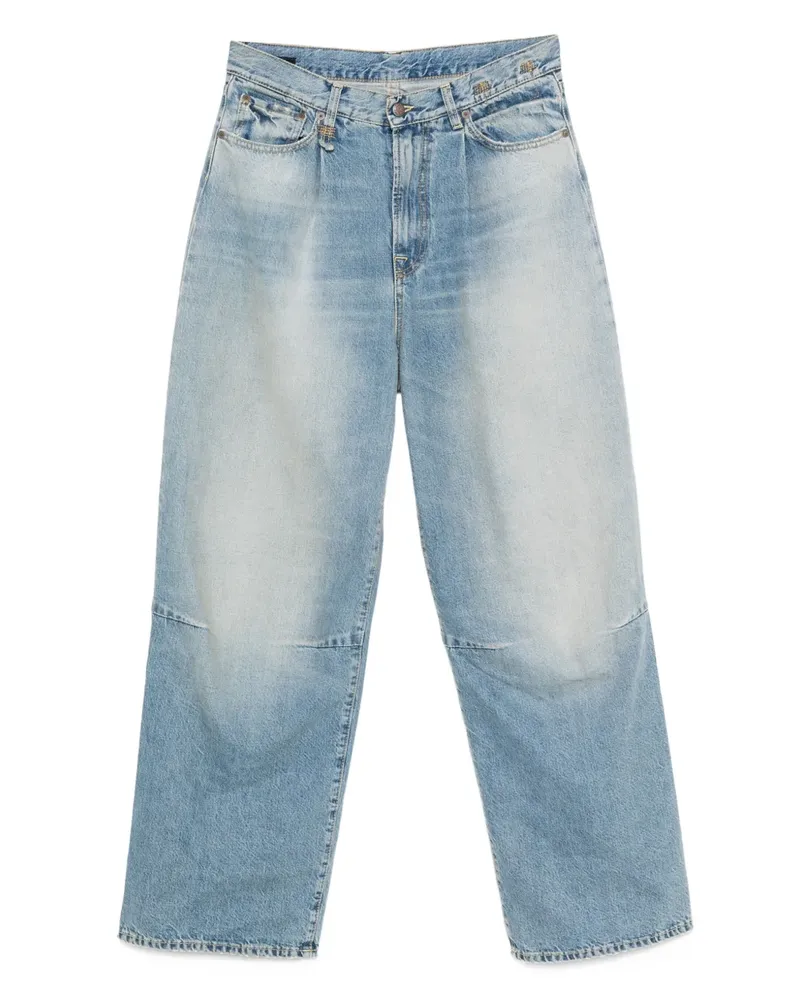R13 Ausgeblichene Jeans - Blau Blau