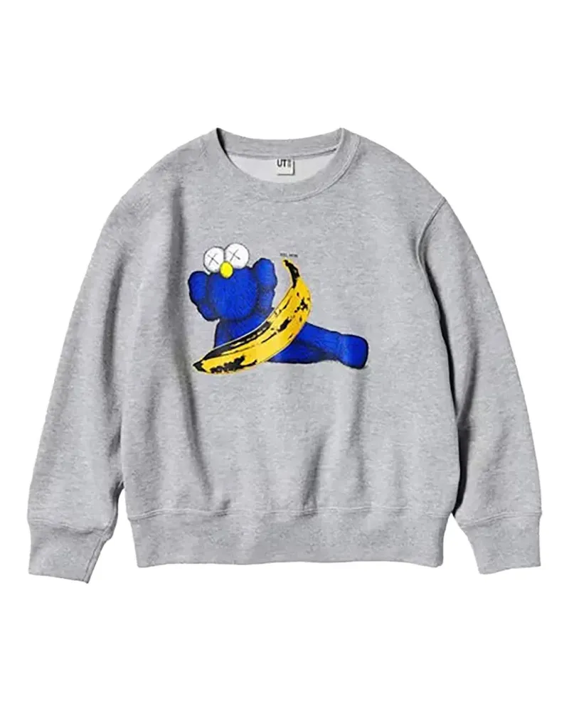 KAWS graphic sweatshirt - Grau Grau