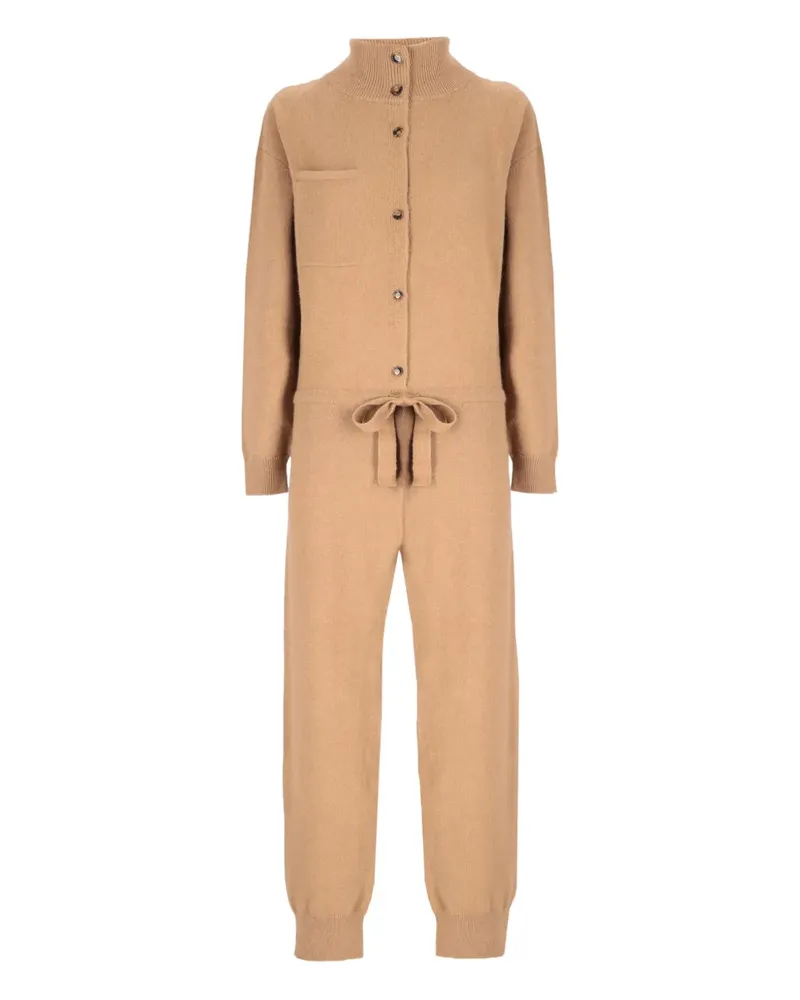 Laneus Gestrickter Jumpsuit - Nude Nude