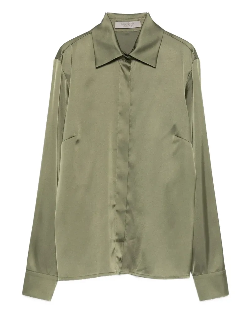D.EXTERIOR satin shirt - Grün Grün