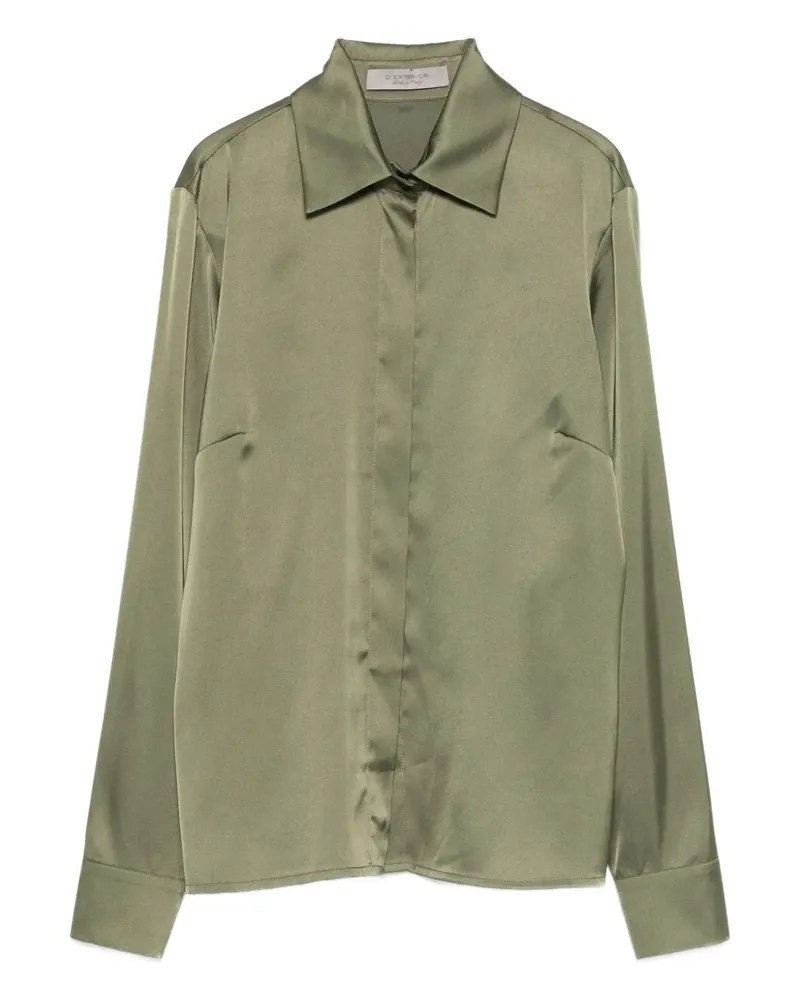 D.EXTERIOR Hemd aus Satin - Grün Grün