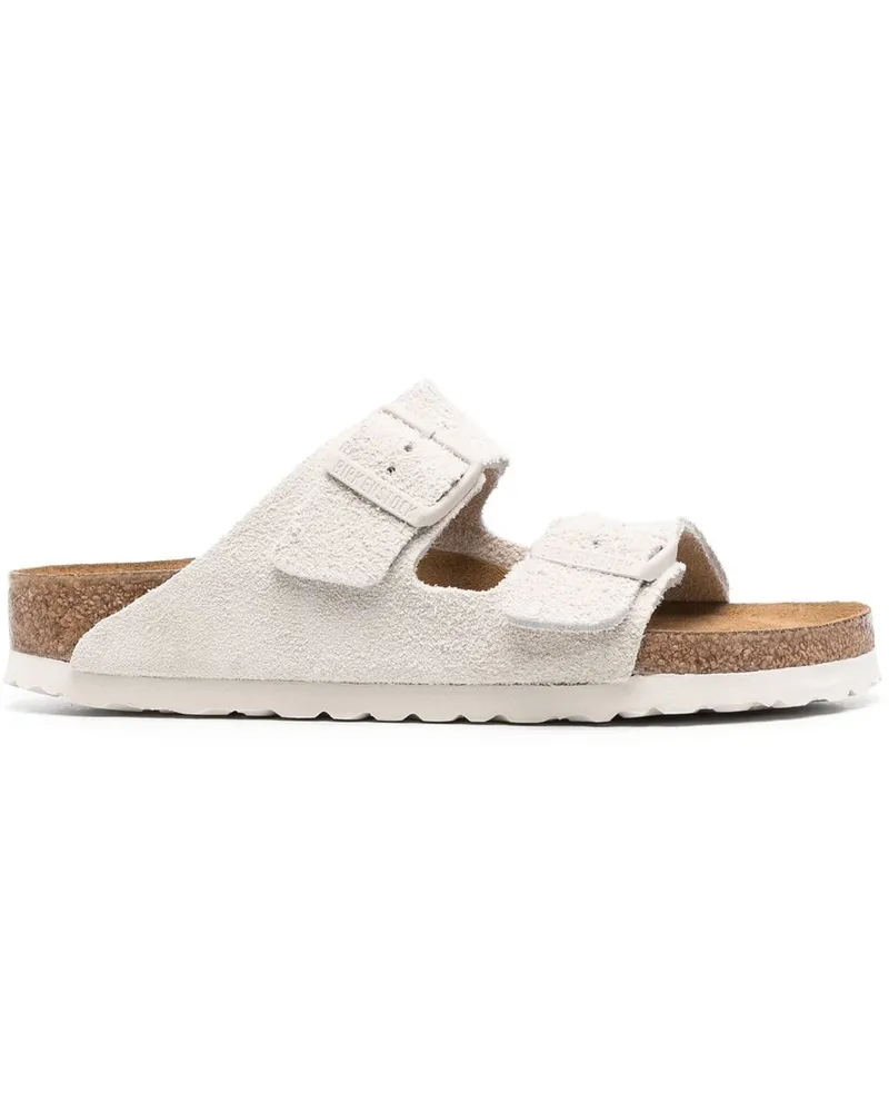 Birkenstock Arizona Sandalen aus Wildleder - Weiß Weiß
