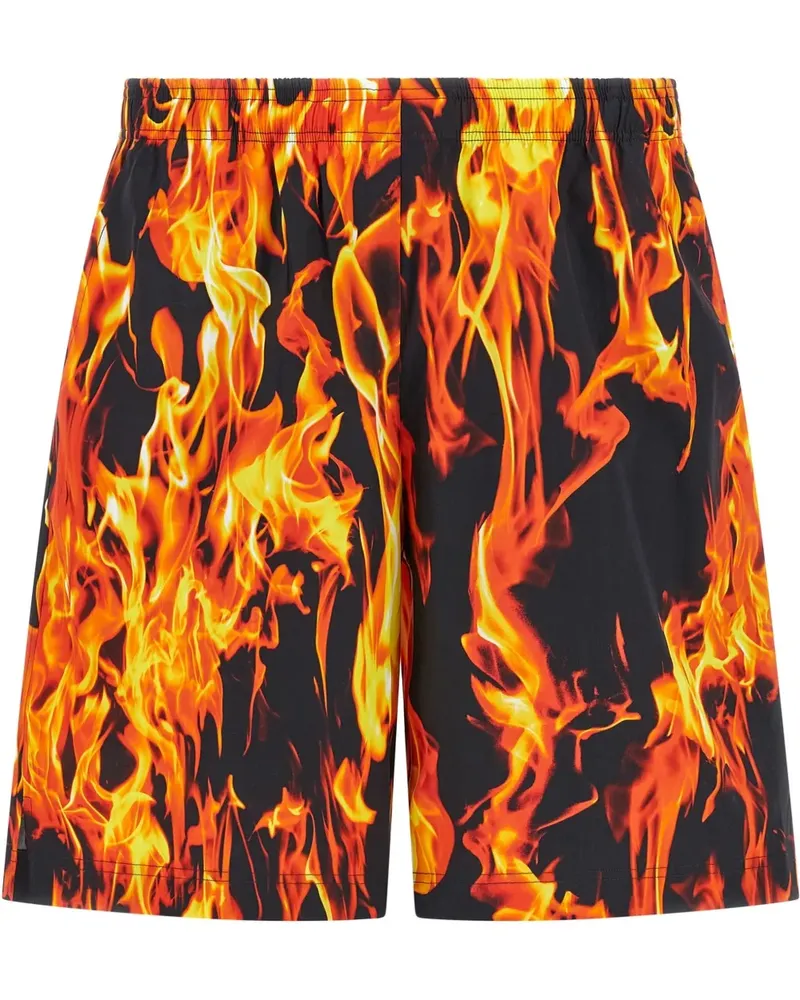 VETEMENTS Fire Bermudas - Schwarz Schwarz