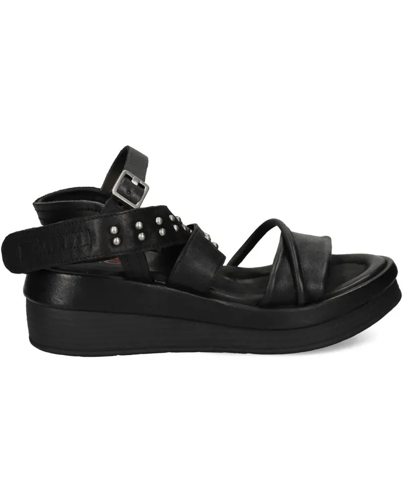 A.S.98 Shiloh Sandalen mit Nieten - Schwarz Schwarz