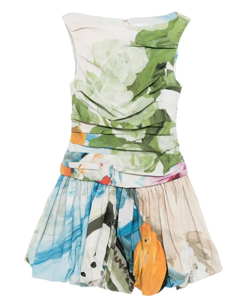 Acler Nershall Minikleid - Grün Grün