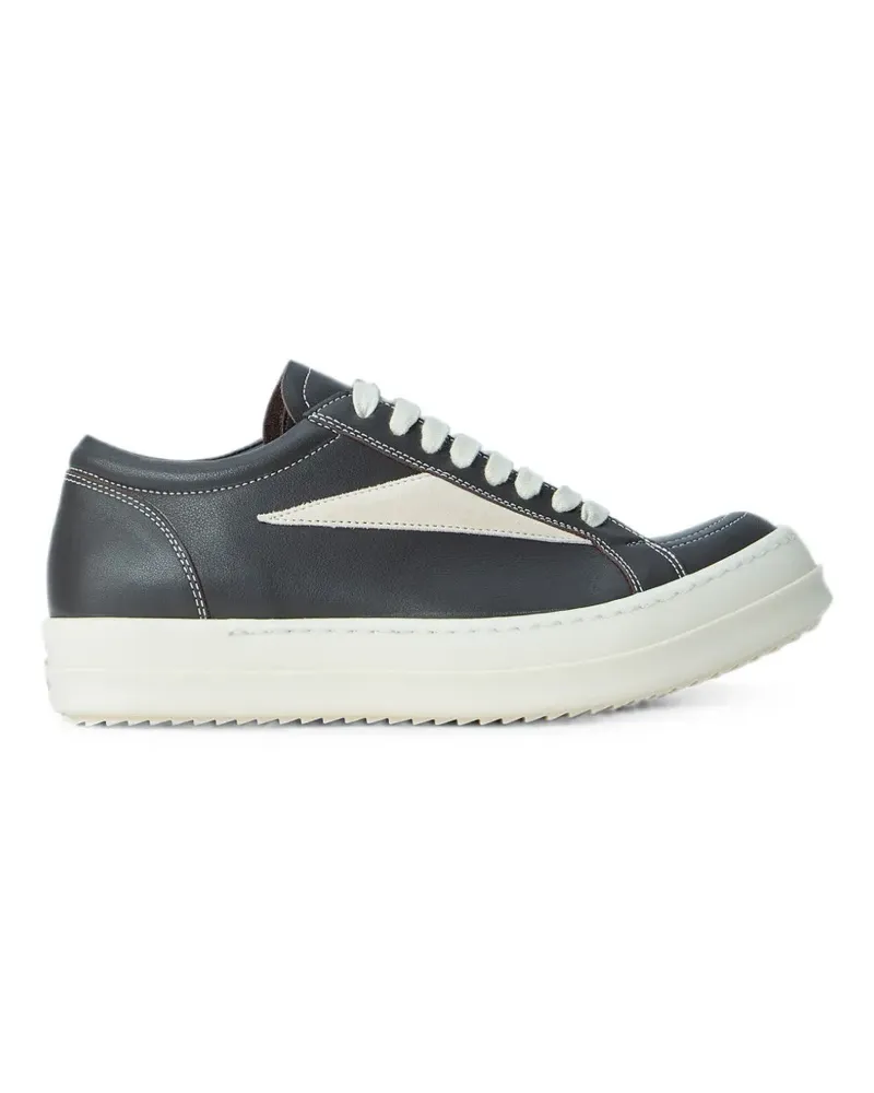 Rick Owens panelled low-top sneakers - Grau Grau