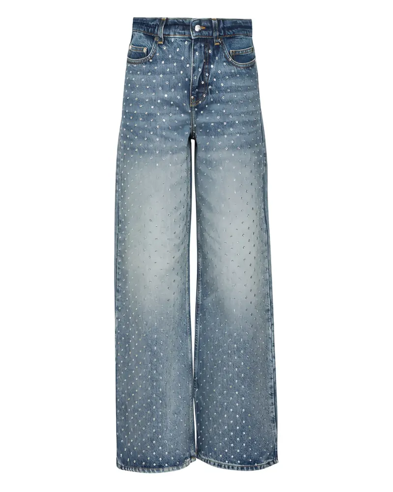 Monse Jeans mit Kristallnieten - Blau Blau