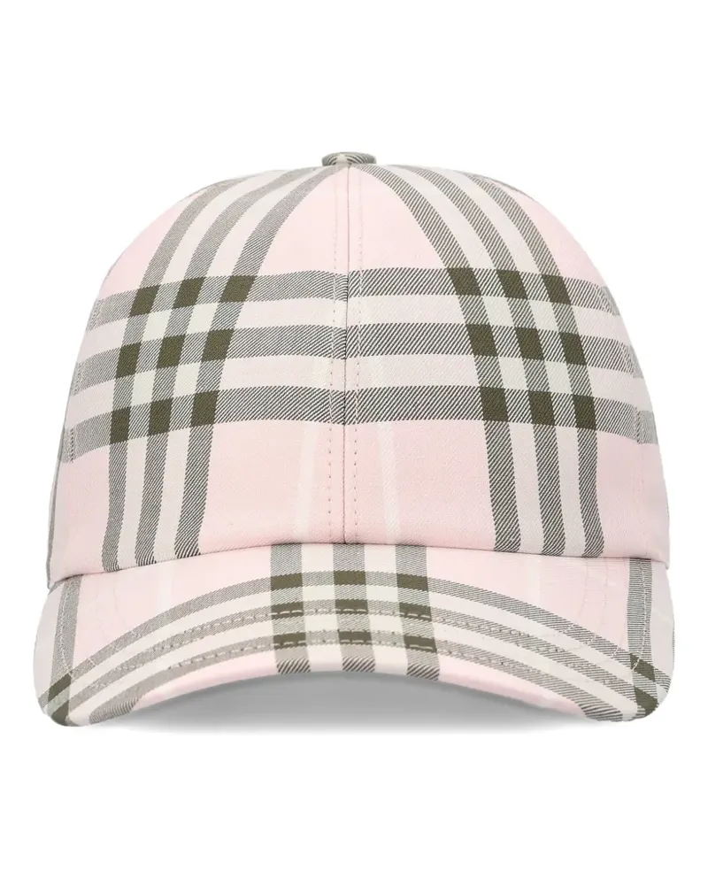 Burberry check baseball cap - Rosa Rosa