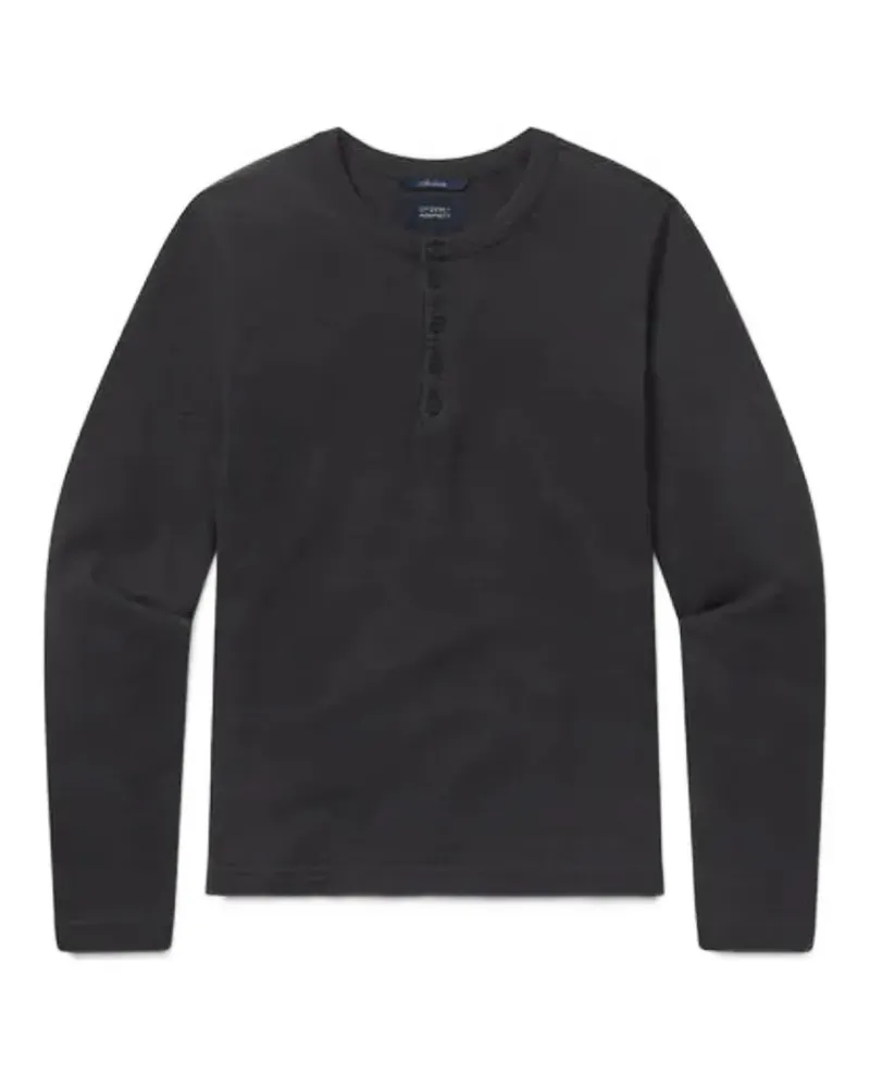 Citizens of humanity buttoned long-sleeve T-shirt - Schwarz Schwarz