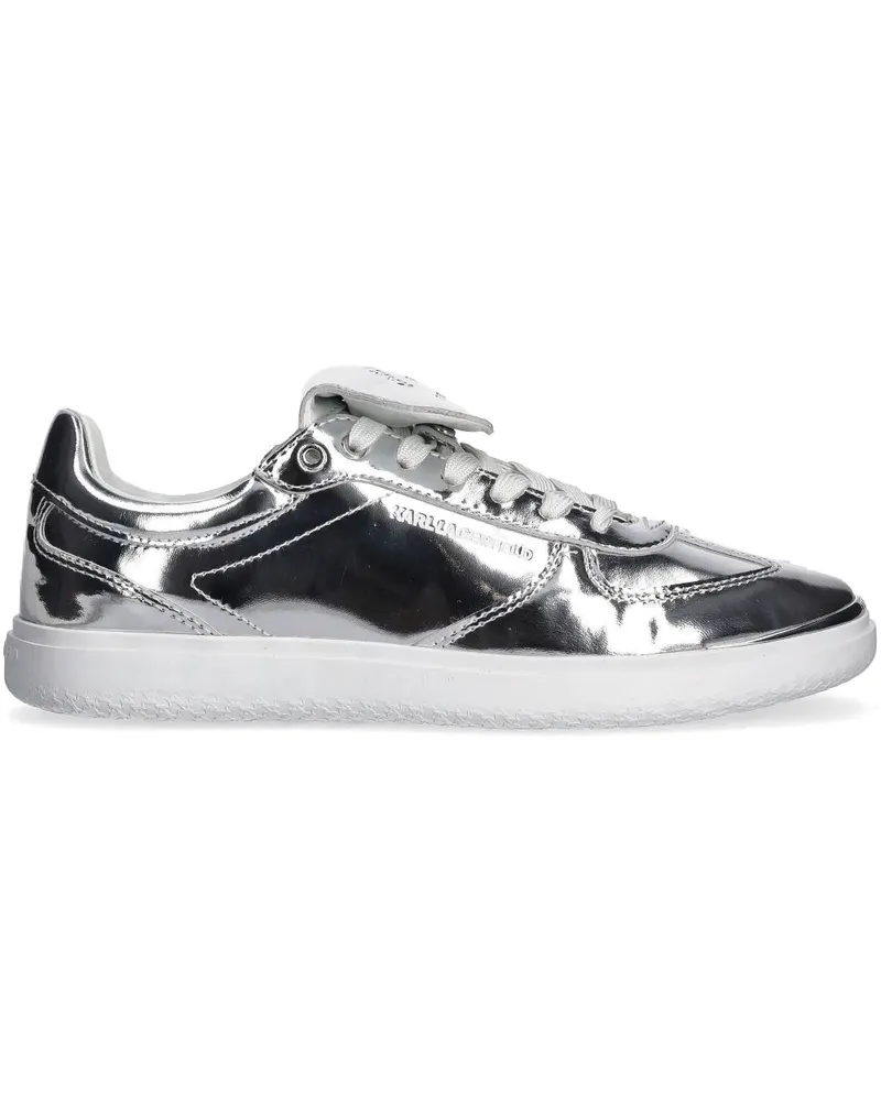 Karl Lagerfeld Sneakers im Metallic-Look - Silber Silber