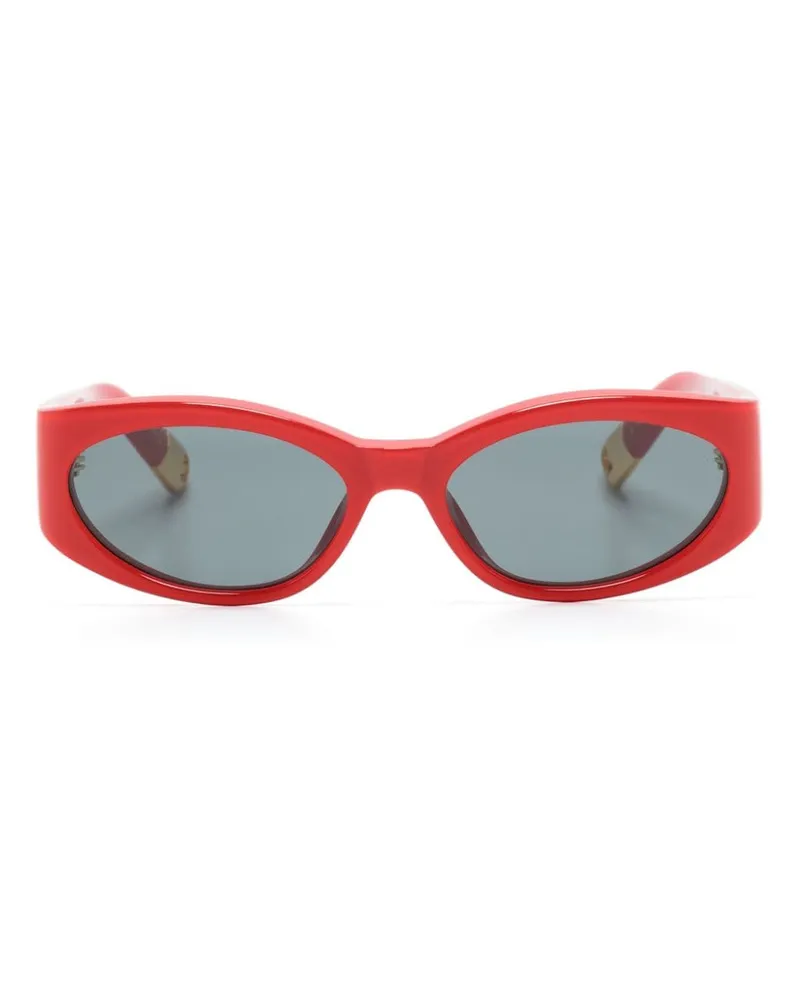 Jacquemus Les Lunettes Ovalo Sonnenbrille - Rot Rot