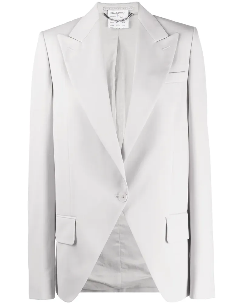 Stella McCartney Blazer mit steigendem Revers - Grau Grau
