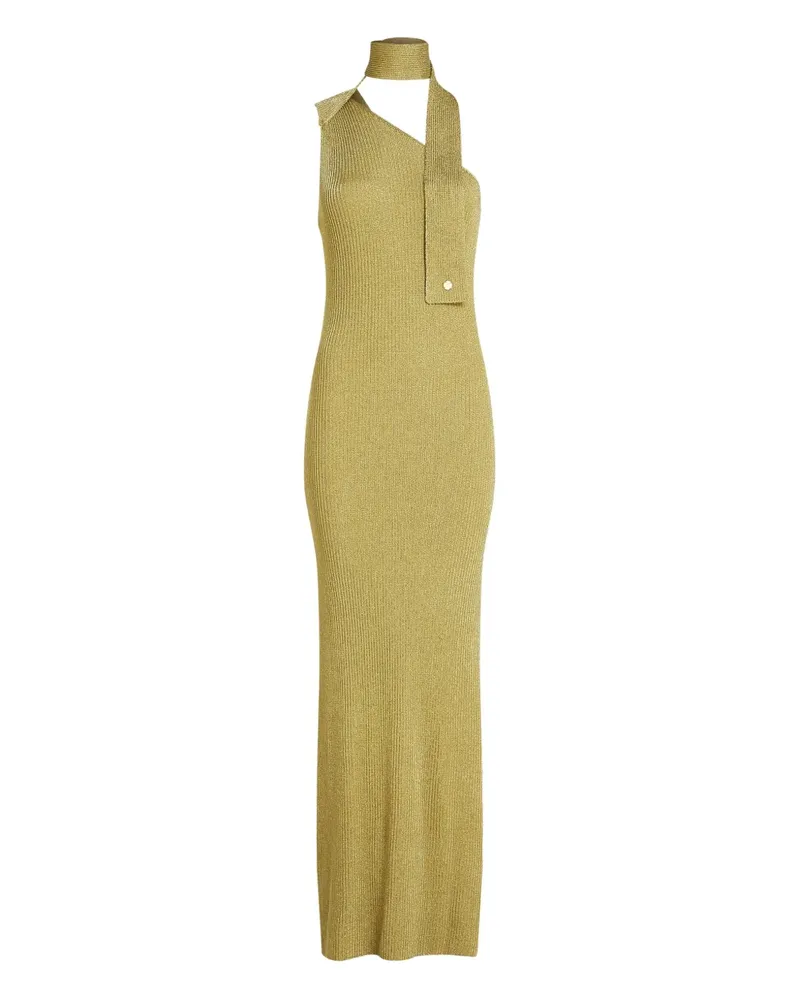 Karl Lagerfeld Maxikleid im Metallic-Look - Gold Gold