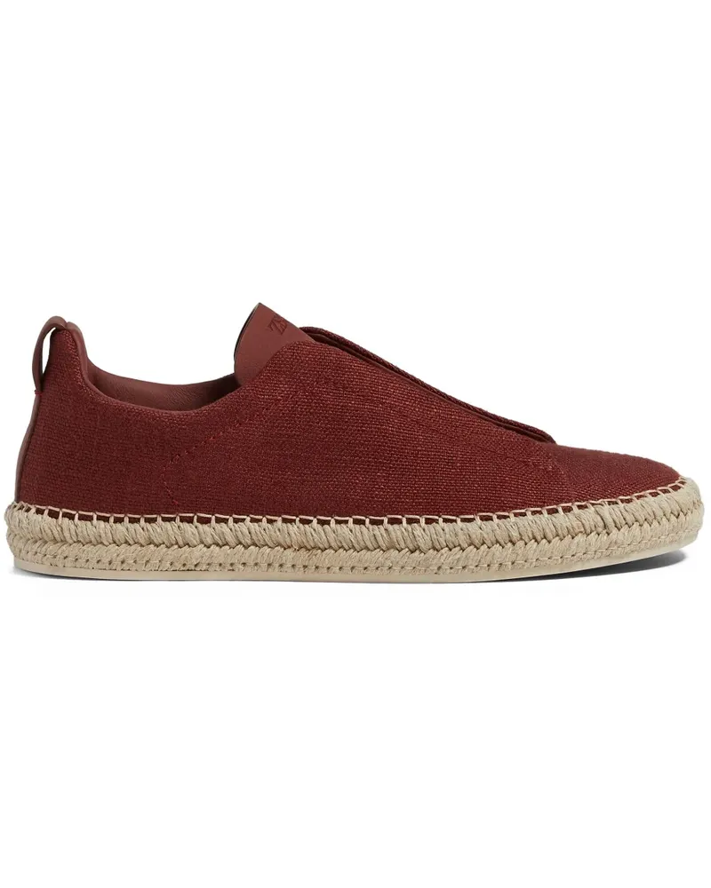 Ermenegildo Zegna Triple Stitch Espadrilles - Rot Rot