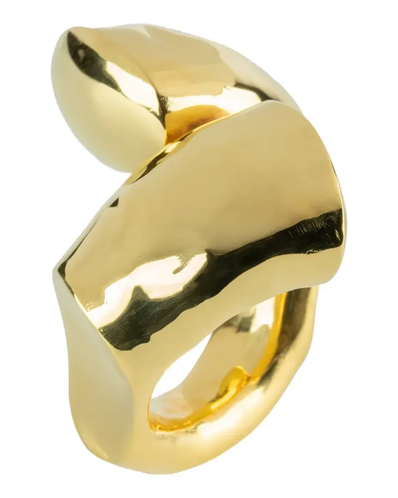 Parts Of Four Giant Twisted Druid ring - Gold Gold