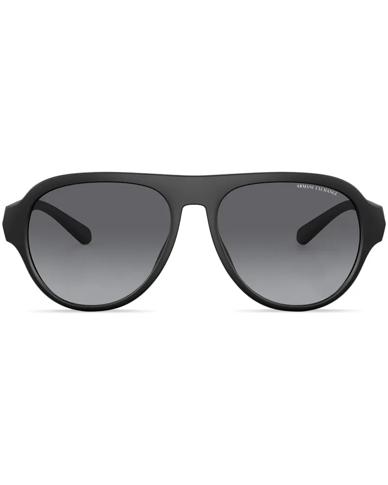 Armani Exchange Getönte Pilotenbrille - Schwarz Schwarz