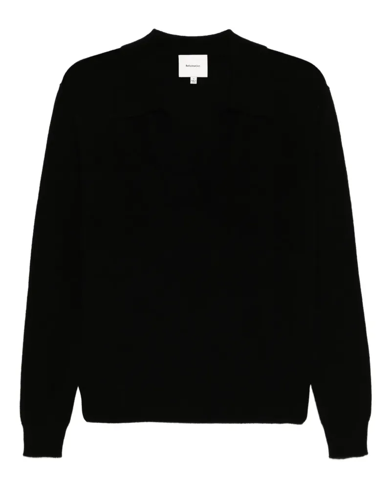 Reformation Westley Oberteil - Schwarz Schwarz