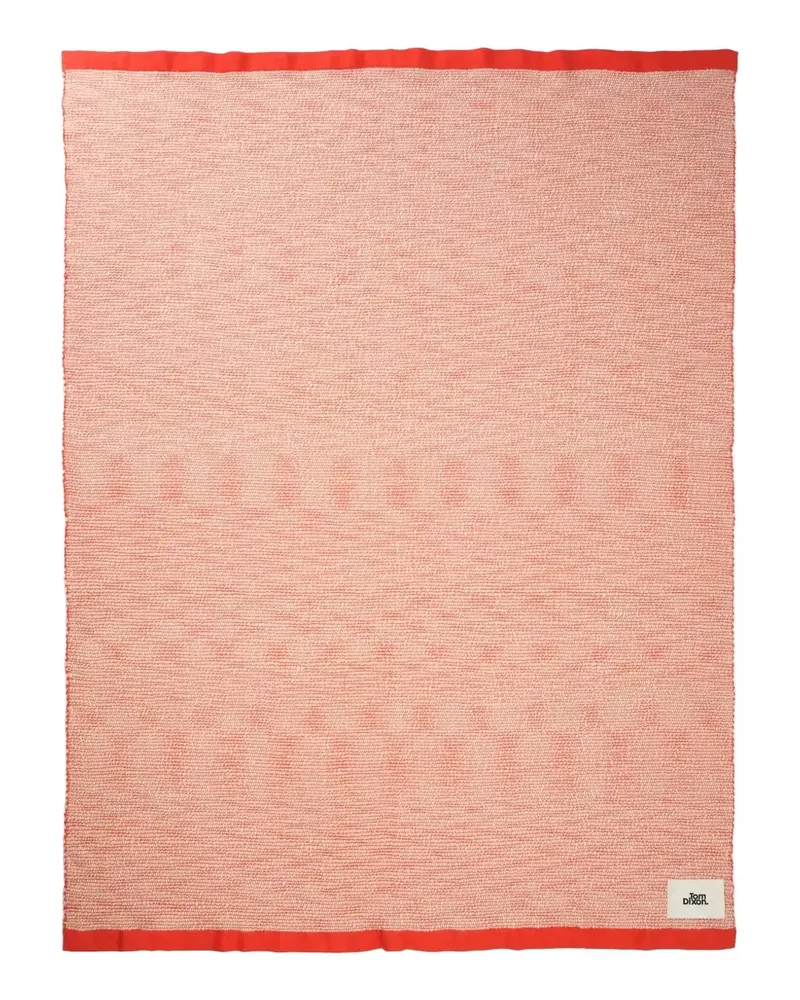 Tom Dixon Überwurf mit Borte (180cm x 140cm) - Rot Rot