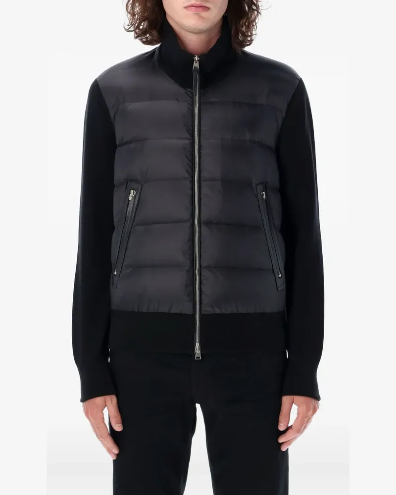 Tom Ford Cardigan mit gefütterten Einsätzen - Schwarz Schwarz