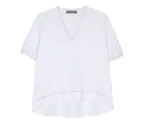 T-Shirt mit Lurex-Borten
