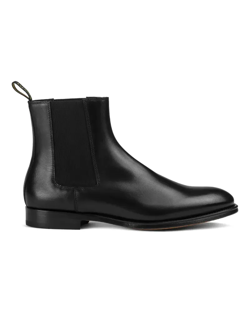 Doucal´s elasticated-panel pull-tab ankle boots - Schwarz Schwarz
