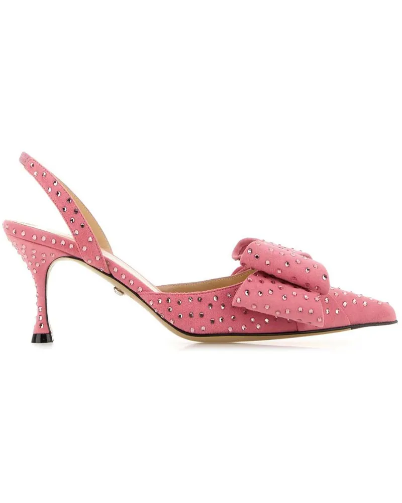 Mach & Mach Le Cadeau Slingback-Pumps - Rosa Rosa