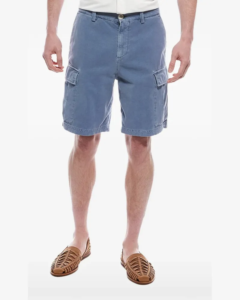 Brunello Cucinelli cargo-pockets shorts - Blau Blau