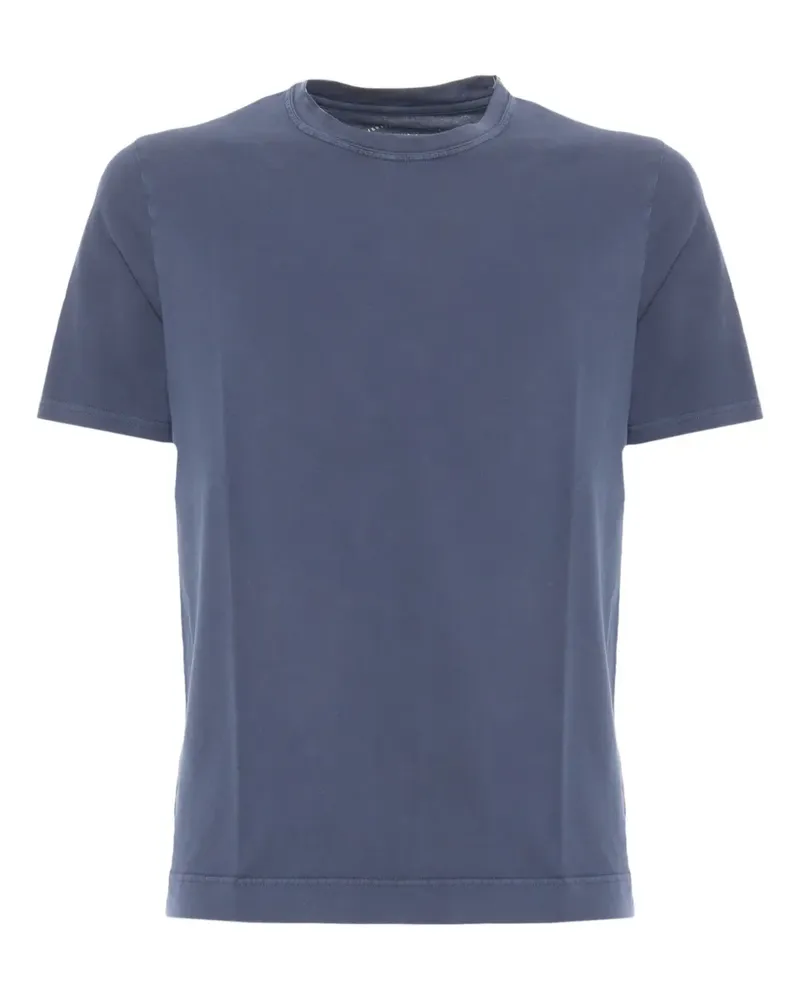 Fedeli T-Shirt mit kurzen Ärmeln - Blau Blau