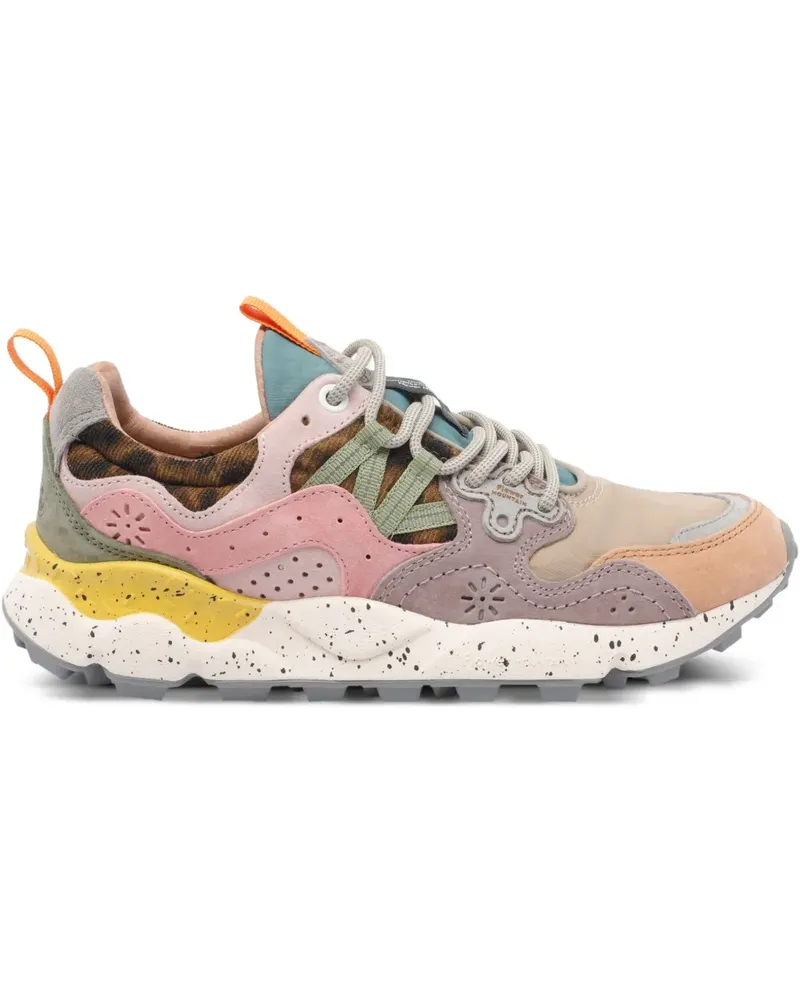 Flower MOUNTAIN Yamano 3 Light Sneakers mit Wildledereinsätzen - Nude Nude